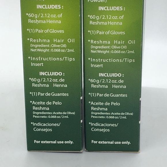 2 Packs of 100% Natural Reshma Femma Henna Rich Conditioning RAVEN-BLACK  2.12. - Picture 13 of 14